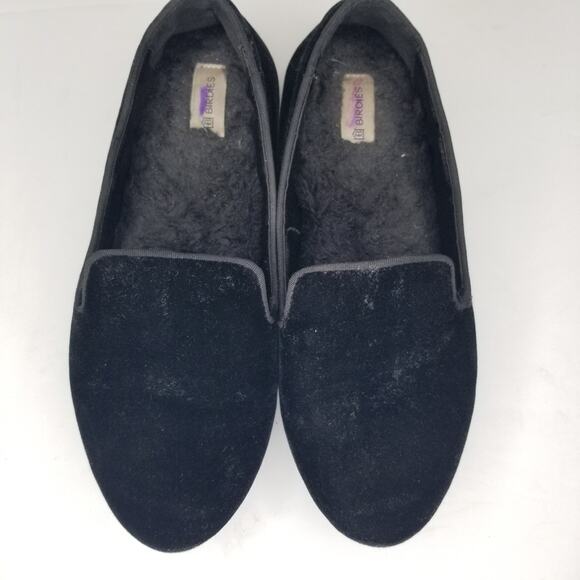 BIRDIES Women's The Starling Loafer in Black Velvet size 7 - Picture 2 of 10